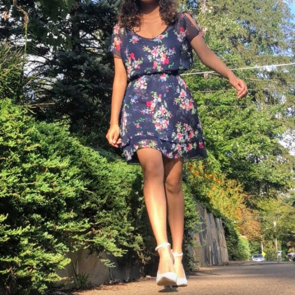 Express floral dress
